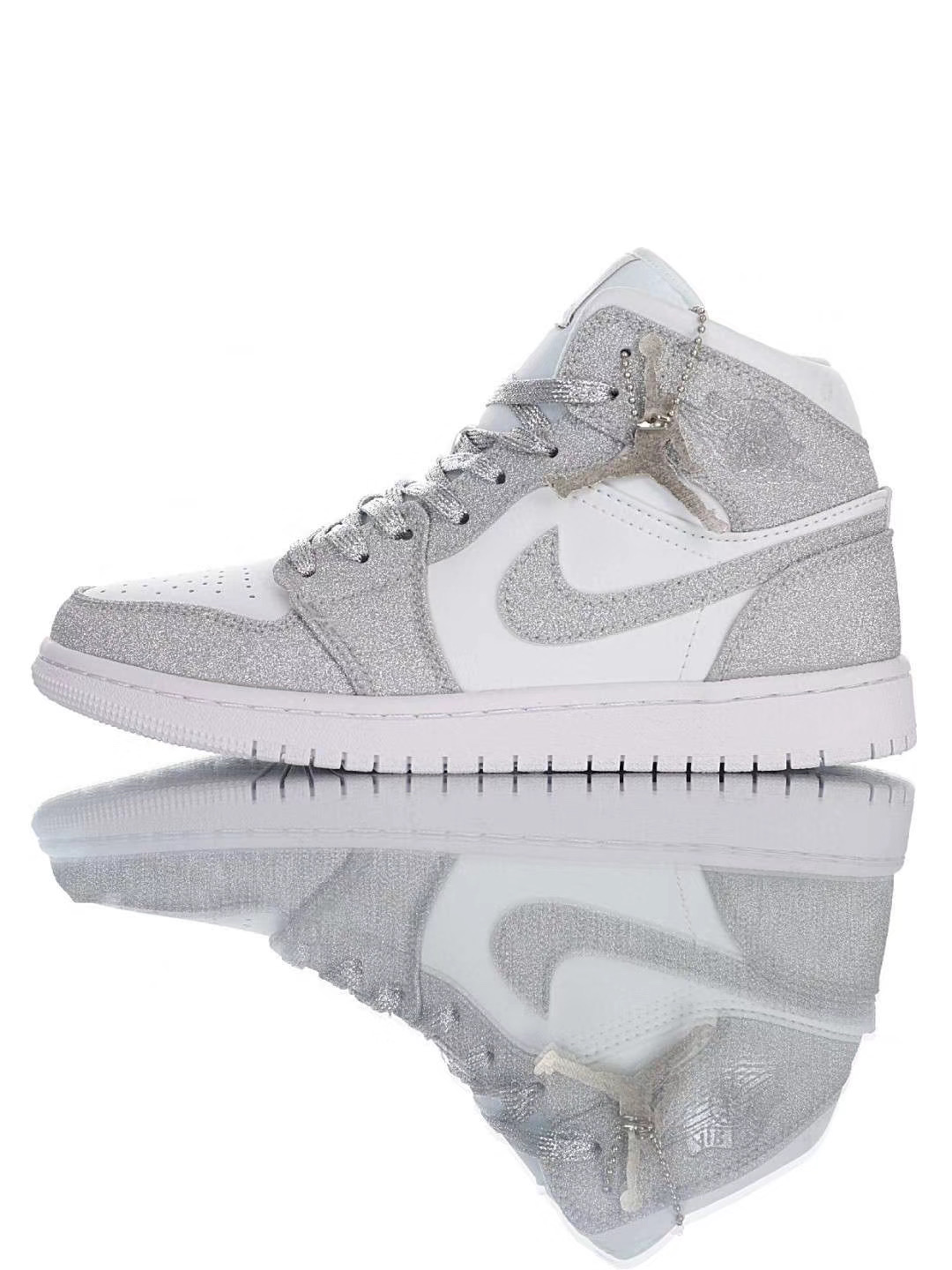 Air Jordan 1 High White Grey Shoes